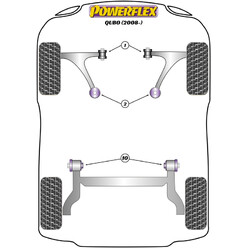 Powerflex Poly Bushes for Fiat Qubo (2008+)