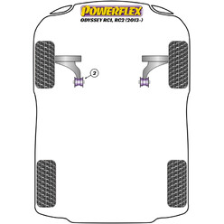 Powerflex Poly Bushes for Honda Odyssey RC1 & RC2 (2013+)