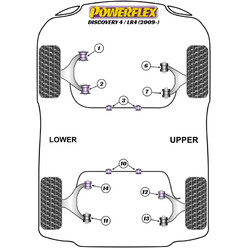 Powerflex Poly Bushes for Land Rover Discovery 4 / LR4 (2009+)