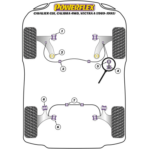 Powerflex PFF80-409-24BLK Bushes Powerflex PFF80-409-24BLK Bushes