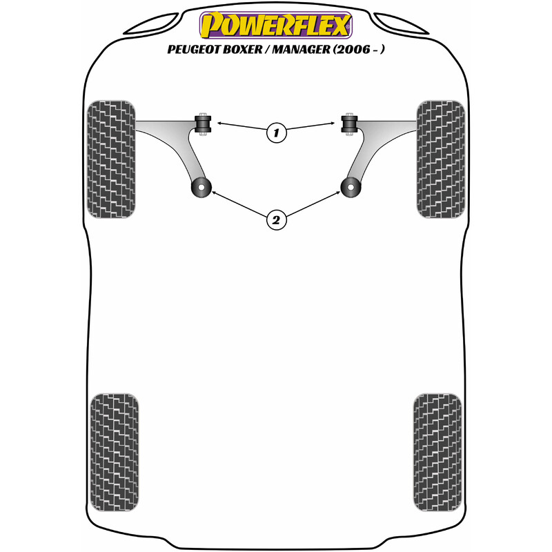 Powerflex Poly Bushes for Peugeot Boxer (2006+)