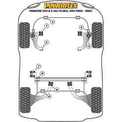 Powerflex Poly Bushes for Porsche 924 & S