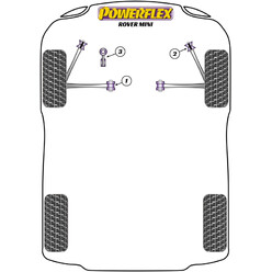 Powerflex Poly Bushes for Rover Mini