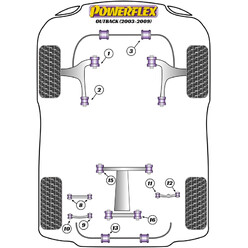 Powerflex Poly Bushes for Subaru Outback (03-09)