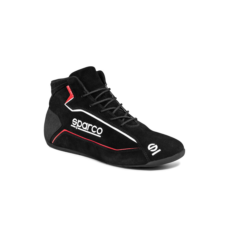 Sparco Slalom+ Racing Shoes, Black MY24 (FIA)