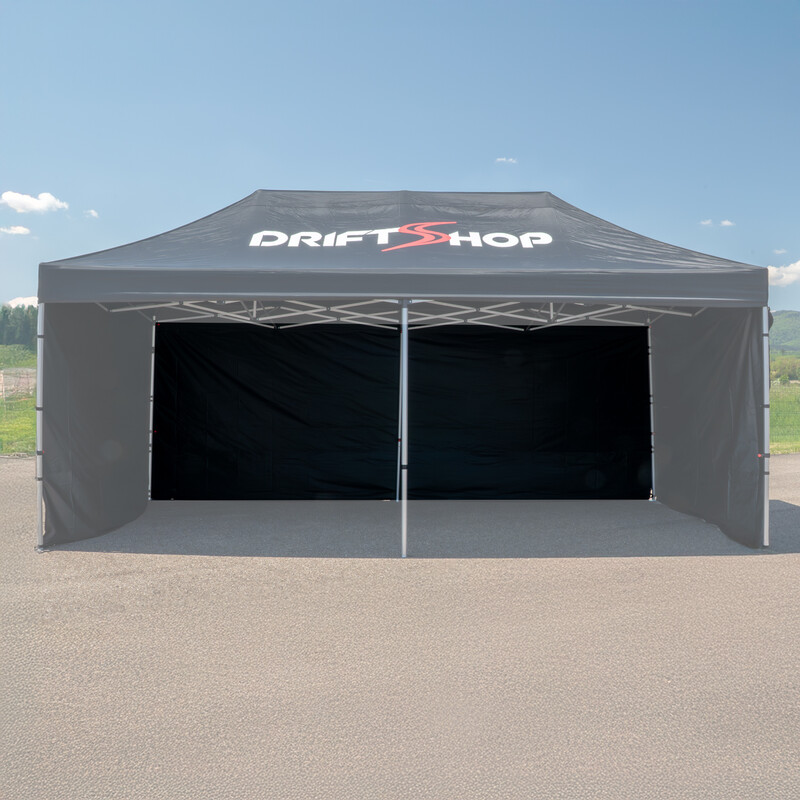 DriftShop Paddock Marquee 6m Black Sidewall