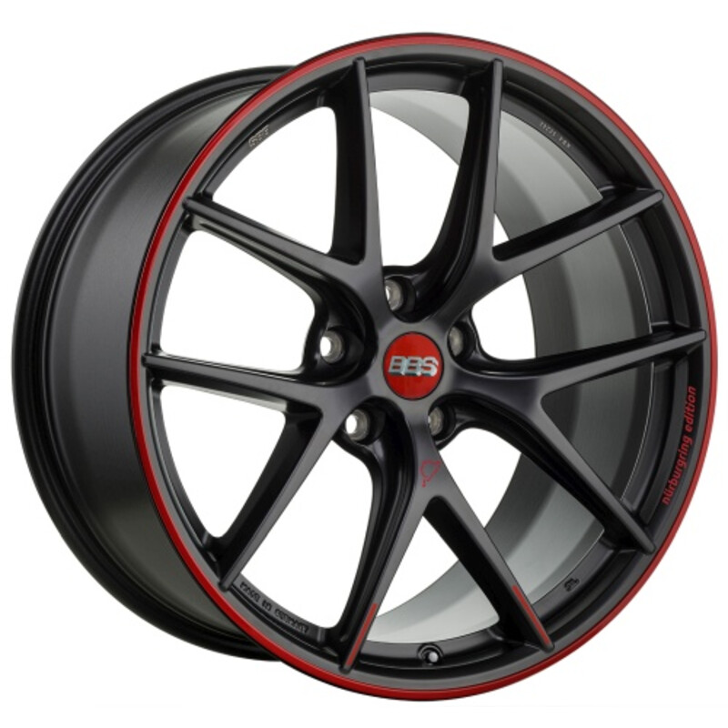 BBS CI-R 20x10" 5x112 ET25, Flat Black Nürburgring-Edition