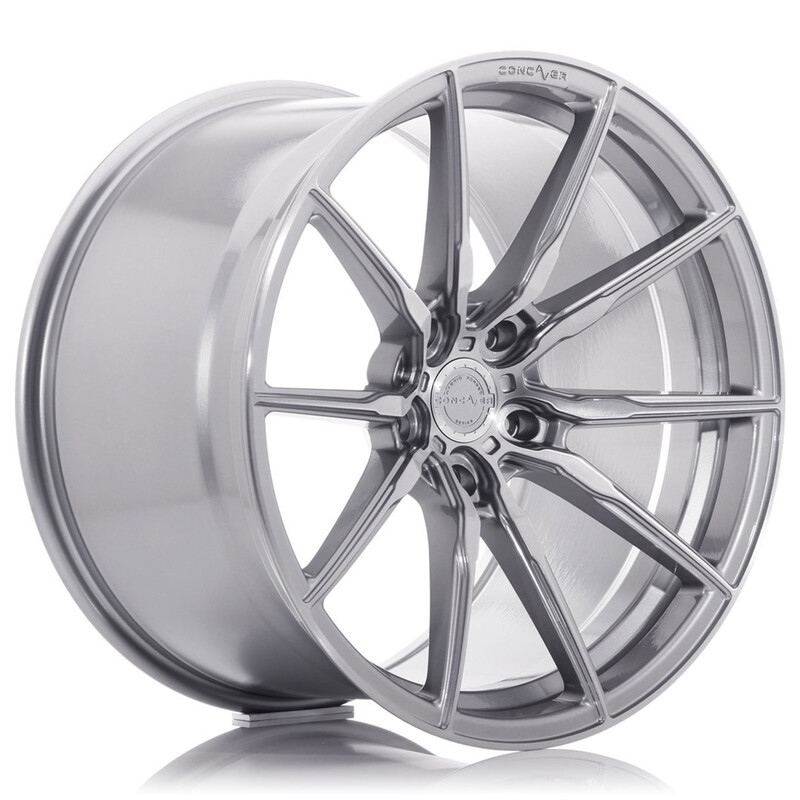 Concaver CVR4 20x10" (5 hole custom PCD) ET20-48, Brushed Titanium