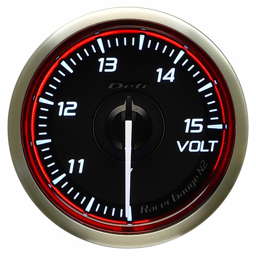 Défi Racer N2 Volt Gauge Available from official Defi distributor
