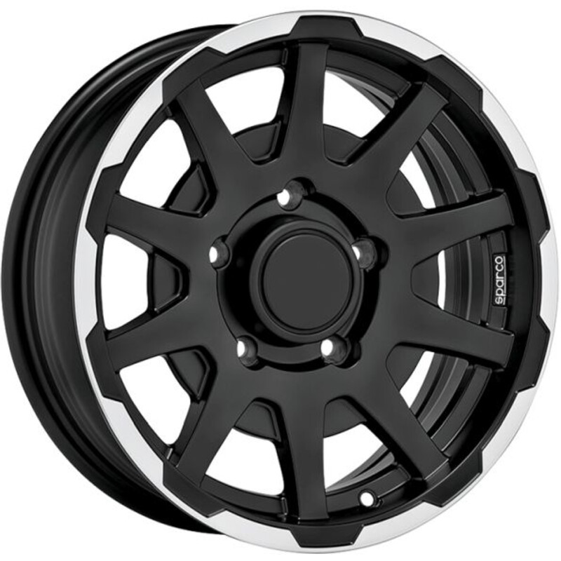 Sparco Dakar 16x5.5" 5x139.7 ET5, Flat Black