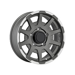 Sparco Dakar 16x5.5" 5x139.7 ET5, Dark Grey, Polished Lip