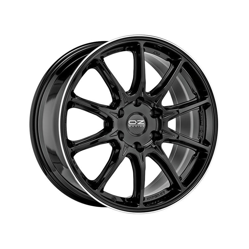 OZ Hyper XT HLT Offroad 20x9" 6x139.7 ET45, Gloss Black, Diamond Lip