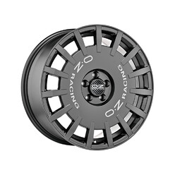 OZ Rally Racing 17x7" 4x100 ET30, Dark Graphite