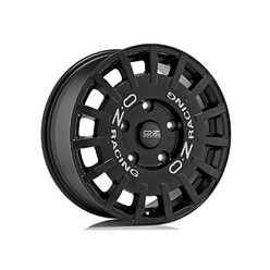 OZ Rally Racing Van 18x7.5" 5x160 ET48, Flat Black, Silver Lettering