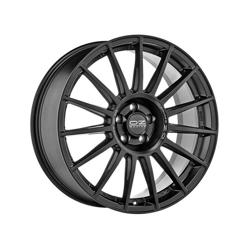 OZ Superturismo Dakar 21x10" 5x120 ET40, Flat Black, Silver Lettering