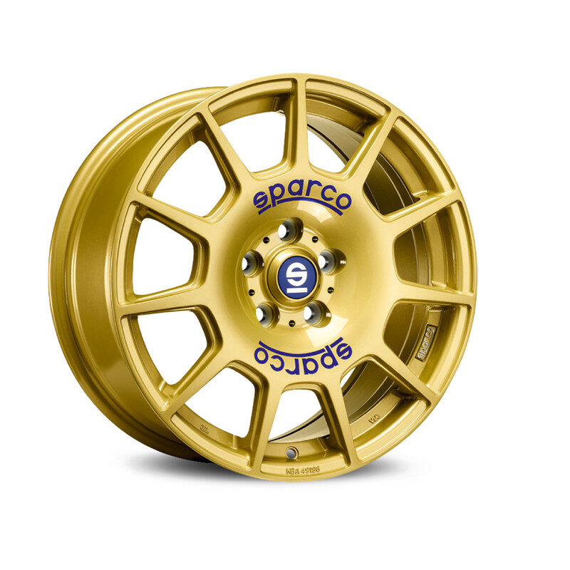Sparco Terra 17x7.5" 5x100 ET48, Gold