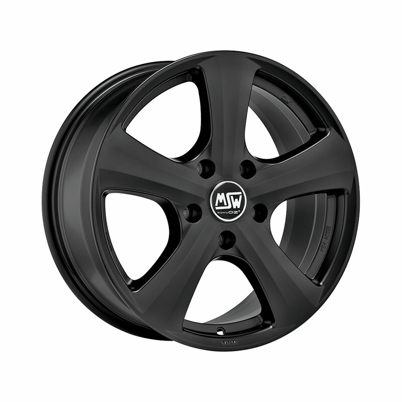 MSW 19 Van 16x6.5" 5x120 ET51, Flat Black