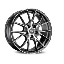 MSW 25 16x7" 4x100 ET37, Titanium Full Polished