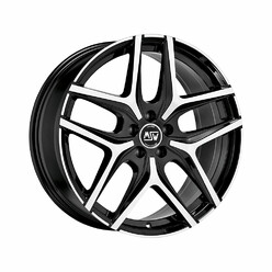 MSW 40 20x10" 5x120 ET38, Black Full Polished