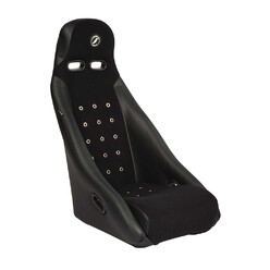 Corbeau GT8 Retro Bucket Seat (Black Vinyl & Black Fabric)