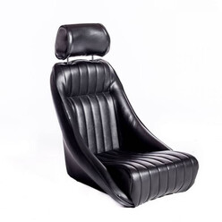 Corbeau Classic Bucket Seat (Black Vinyl - Standard Size)