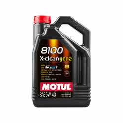 Motul 8100 X-Clean Gen2 Engine Oil 5W40 (BMW, Mercedes, Porsche, VW, GM...) 5L
