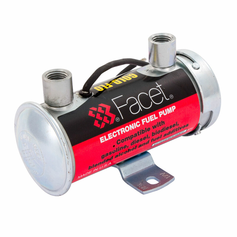 Facet Red Top Cylindrical Low Pressure Fuel Pump Kit