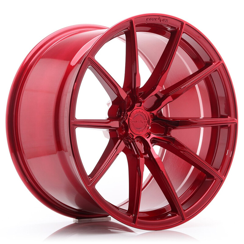 Concaver CVR4 20x11" (5 hole custom PCD) ET0-30, Candy Red