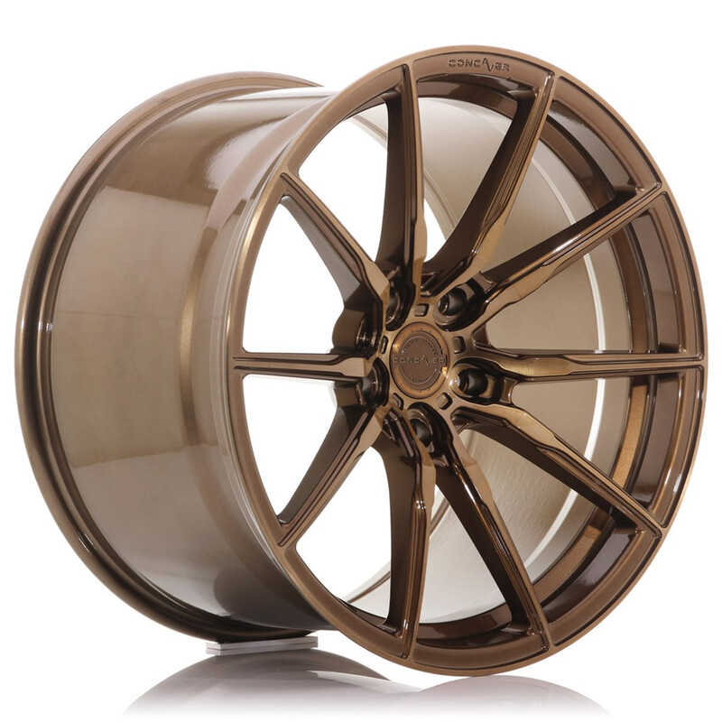 Concaver CVR4 22x9" (5 hole custom PCD) ET10-52, Brushed Bronze