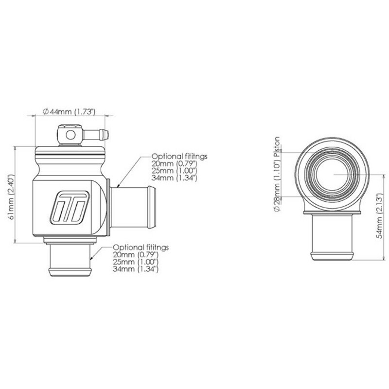 Turbosmart "Plumb Back" Recirculation Dump Valve (Universal)