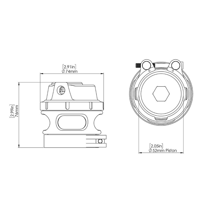 Turbosmart Gen V RacePort Dump Valve (Universal)