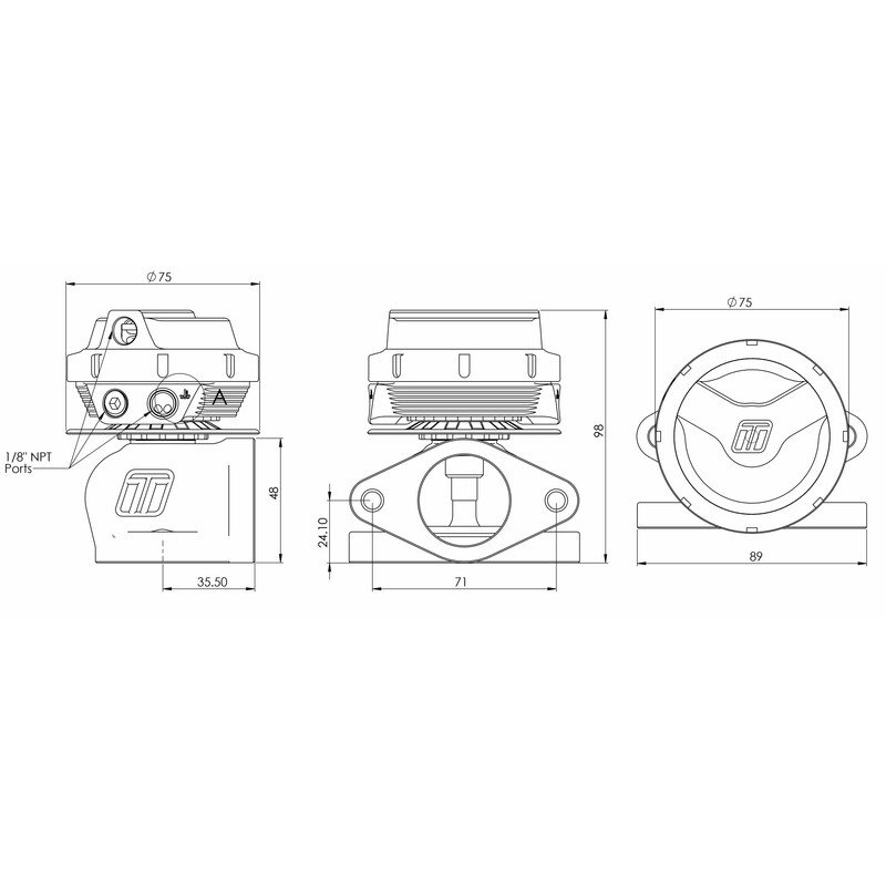 Turbosmart Gen V Ultra-Gate External Wastegate (38 mm)