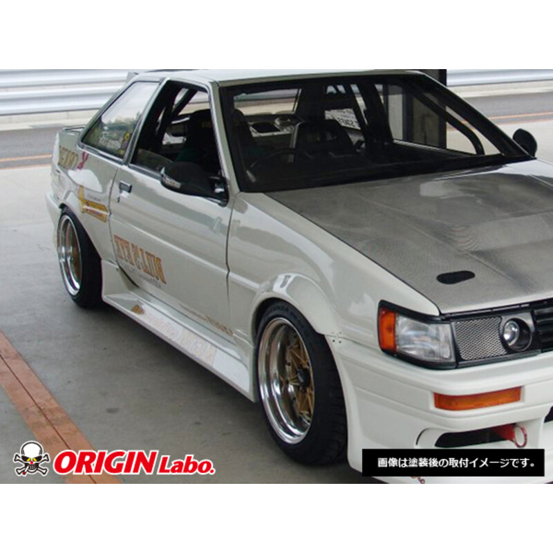 Origin Labo +40mm Rear Fenders for Toyota Corolla AE86 Coupe (2-Door)