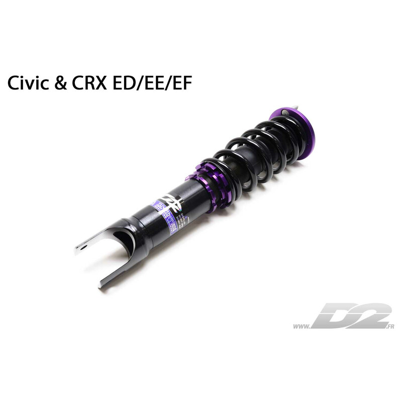 D2 Street Coilovers for Honda Civic ED / EE / EF (89-91)