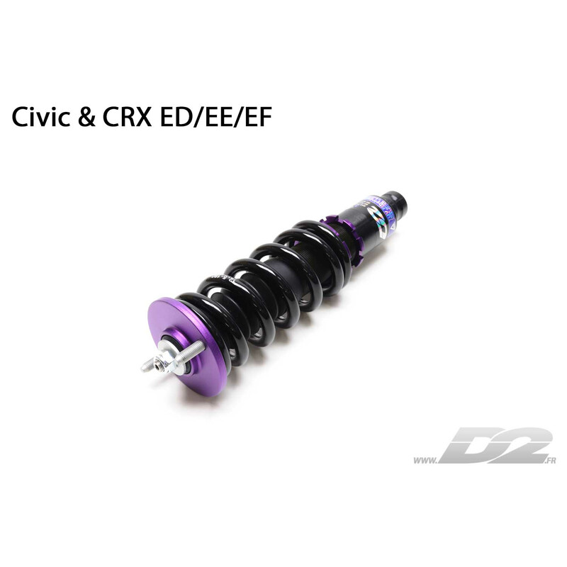 D2 Street Coilovers for Honda Civic ED / EE / EF (89-91)