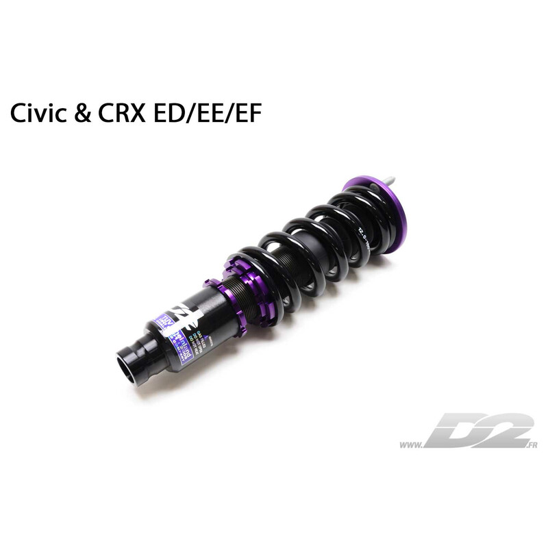 D2 Street Coilovers for Honda Civic ED / EE / EF (89-91)