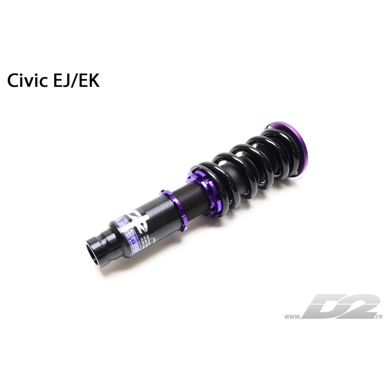 D2 Street Coilovers for Honda Civic EJ / EK (96-00)