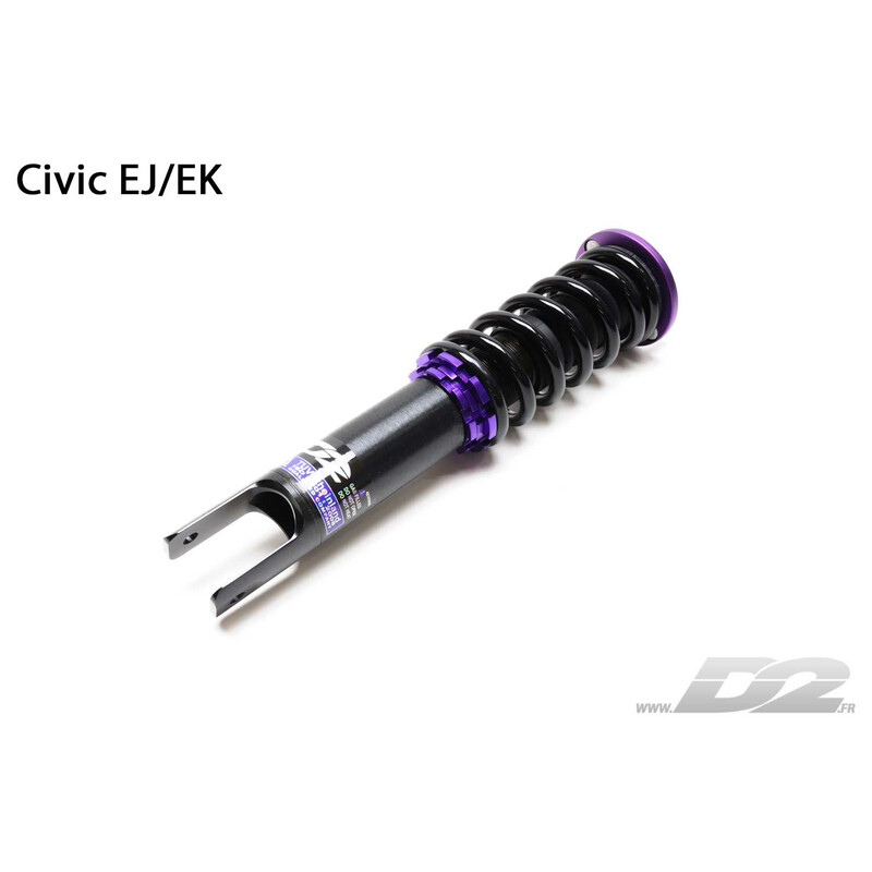 D2 Street Coilovers for Honda Civic EJ / EK (96-00)