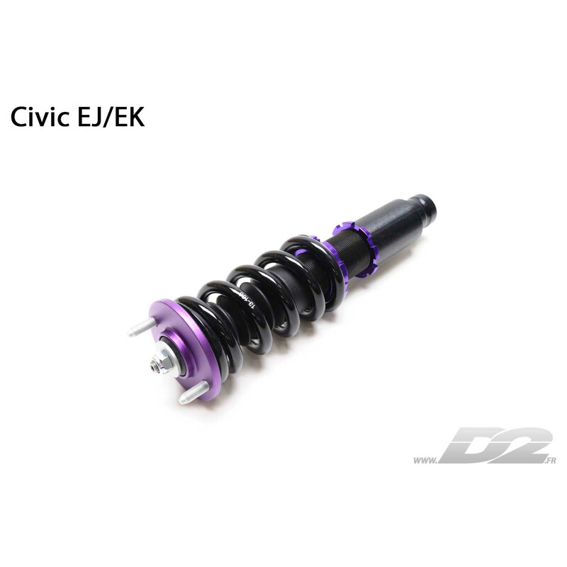 D2 Street Coilovers for Honda Civic EJ / EK (96-00)