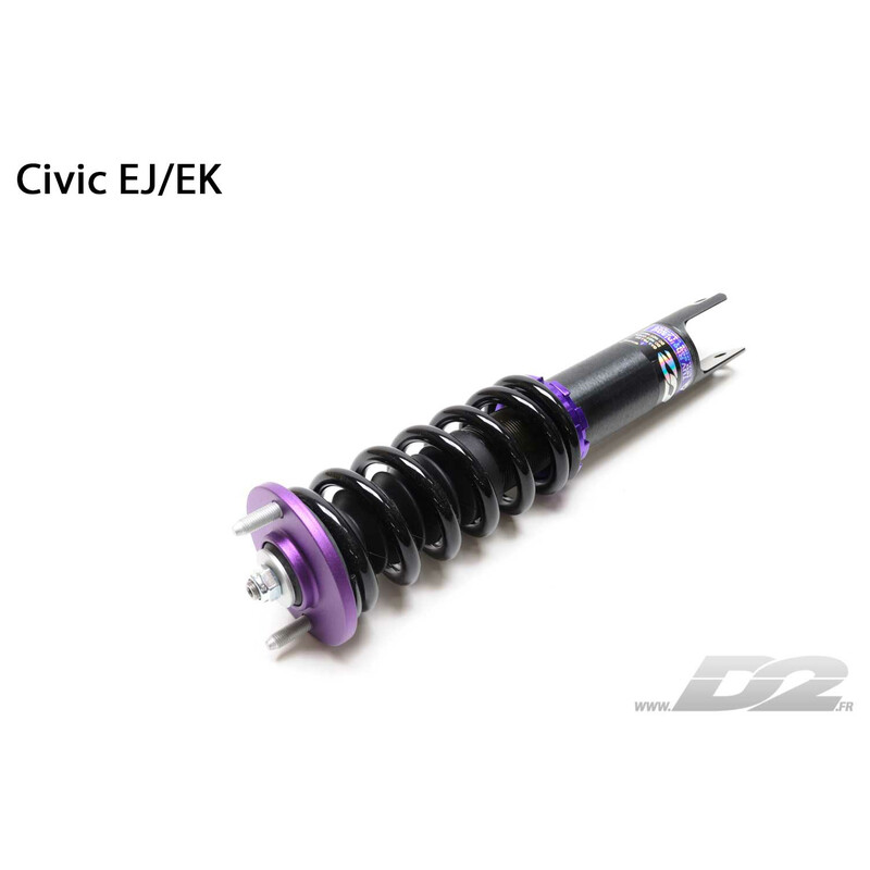 D2 Street Coilovers for Honda Civic EJ / EK (96-00)