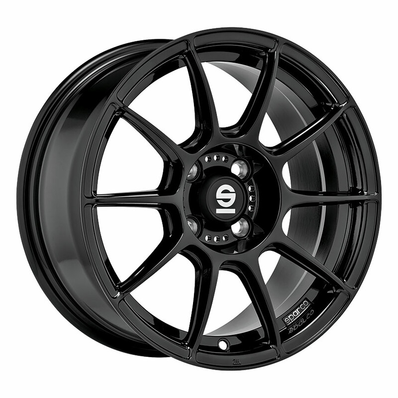 Sparco FF-1 15x7" 4x100 ET25, Gloss Black