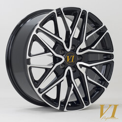 Rota Loaded 20x8.5" 5x160 ET50, Black, Machined Face