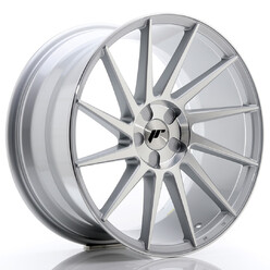 Japan Racing JR-22 Extreme Concave 19x9.5" (5 hole custom PCD) ET20-40, Silver, Machined Face