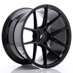 Japan Racing JR-30 Extreme Concave 19x11" (5 hole custom PCD) ET15-40, Gloss Black