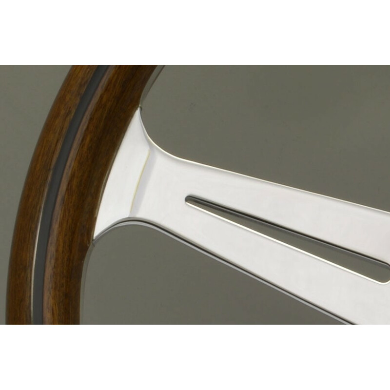 Nardi Classic ND36 Steering Wheel, Wood, Chrome Spokes, 40 mm Dish (Large Hub)