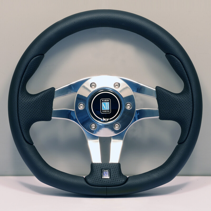 訳あり商品 Official | 6316.30.3071  cm Ø30 Spokes, Chrome Leather, Black Wheel, Steering Pasquino ND Nardi Nardi DriftShop.com Distributor, パーツ