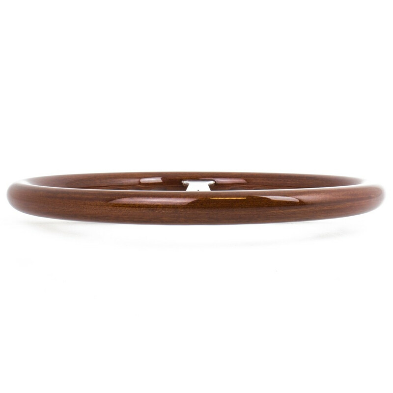 Nardi Classic ND39 Steering Wheel, Wood, Satin Spokes, 45 mm Dish