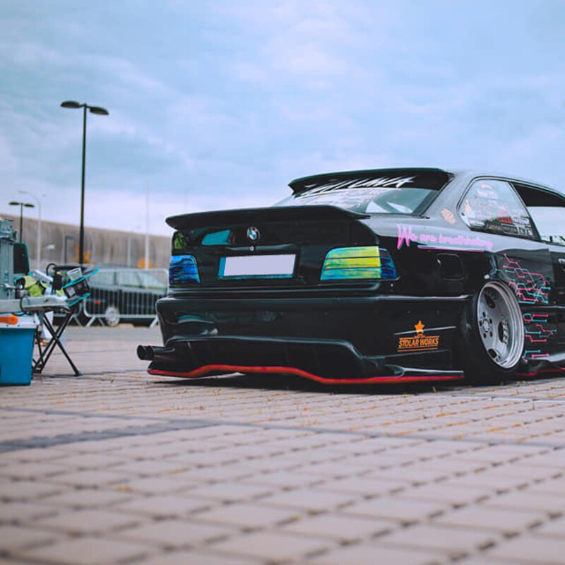 E36 drag store wing