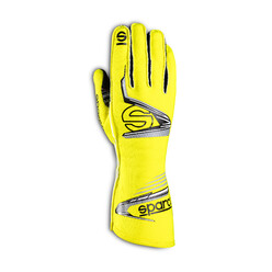 Sparco Arrow Gloves, Yellow (FIA)