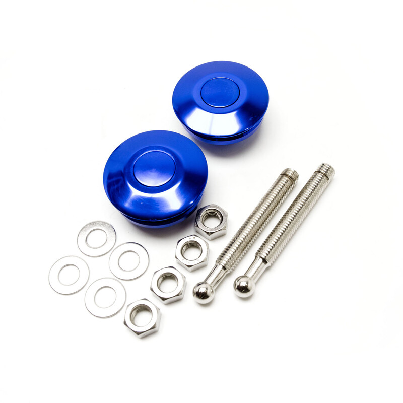 Quick Latch Type Fasteners - Bodywork Push Clips, Blue